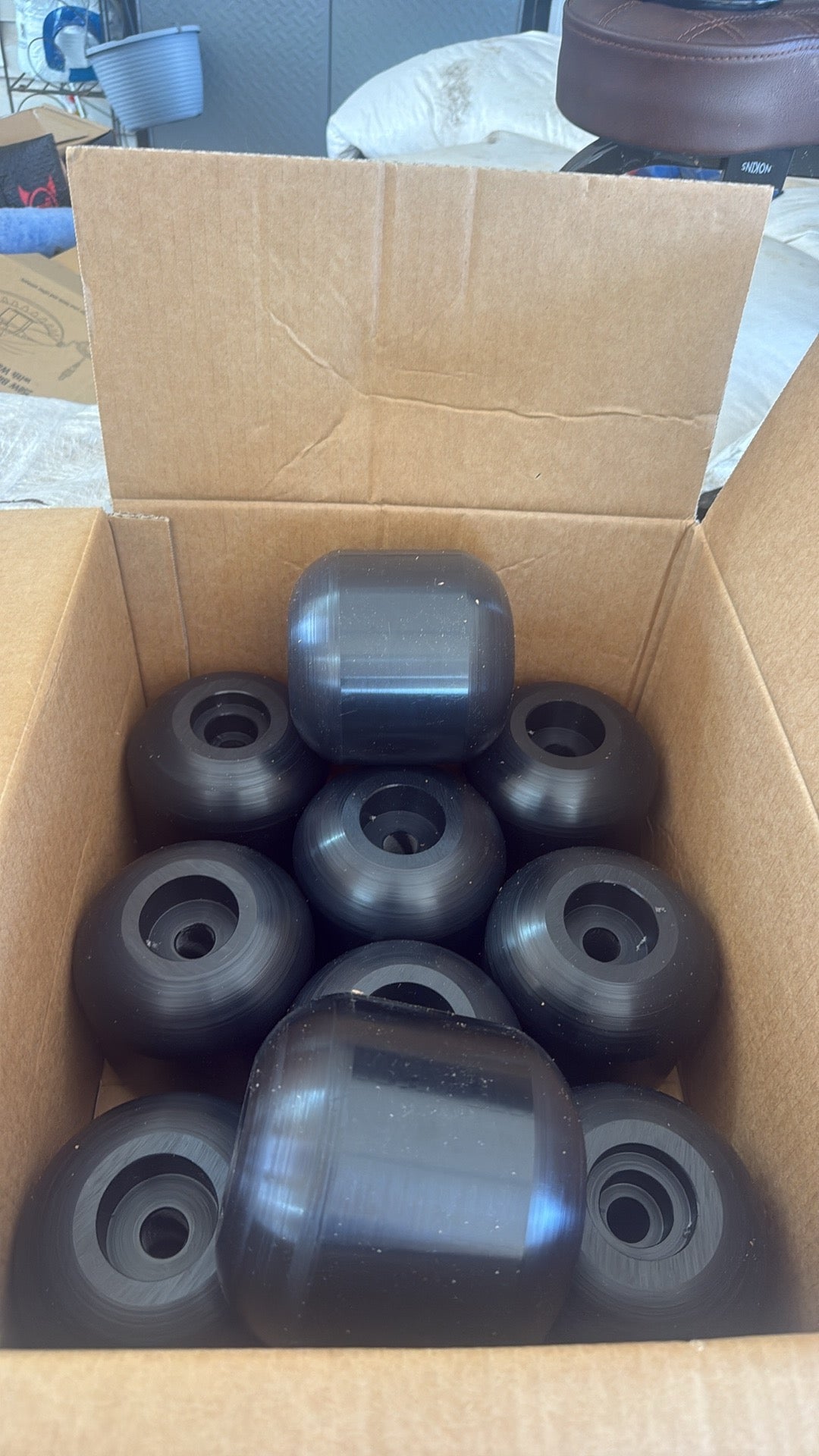 Set of 10 rollers John Deere 9009, 8800, and 7400 front rollers  TCU38614/TCA25911