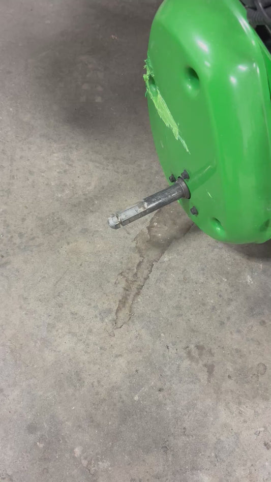 John Deere Transport axle adapter to Toro wheel